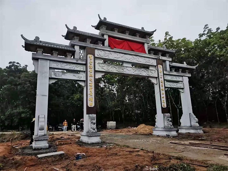 寺廟山門牌坊